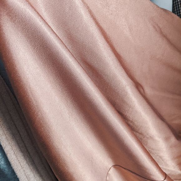 NWT WAYF Dusty Rose Wrap Dress - Picture 6 of 9